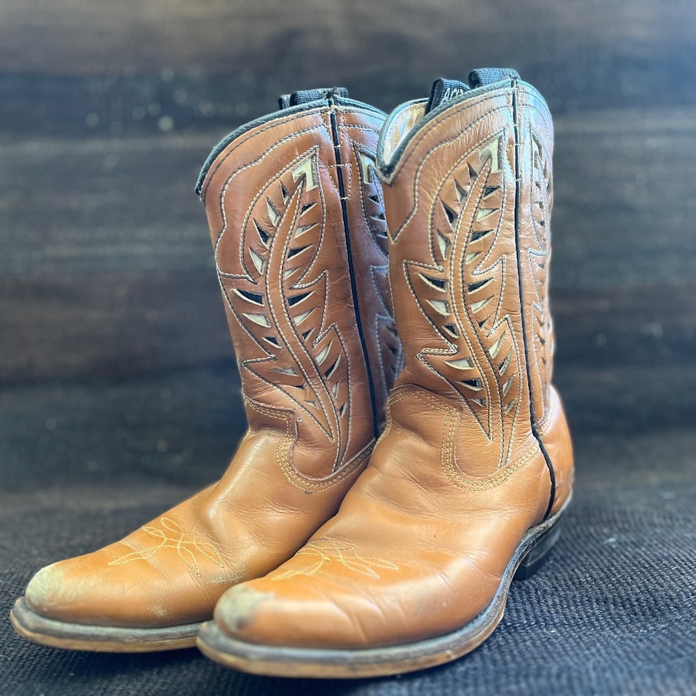 Vintage Peewee Kids Acme Cowboy Boots
